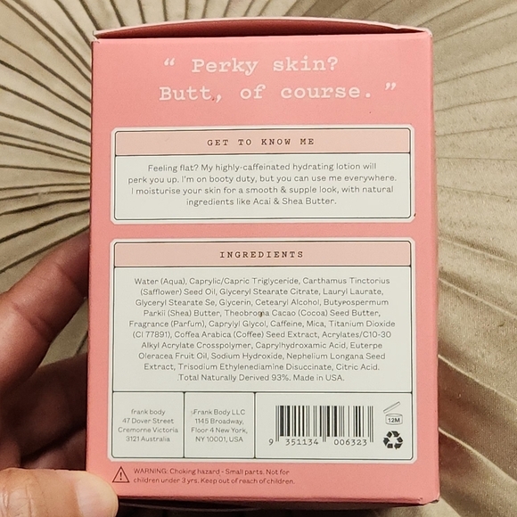 Frank Body Perky Sculpting Body Hydrator Full Size 7.44 FL. OZ - Picture 10 of 16